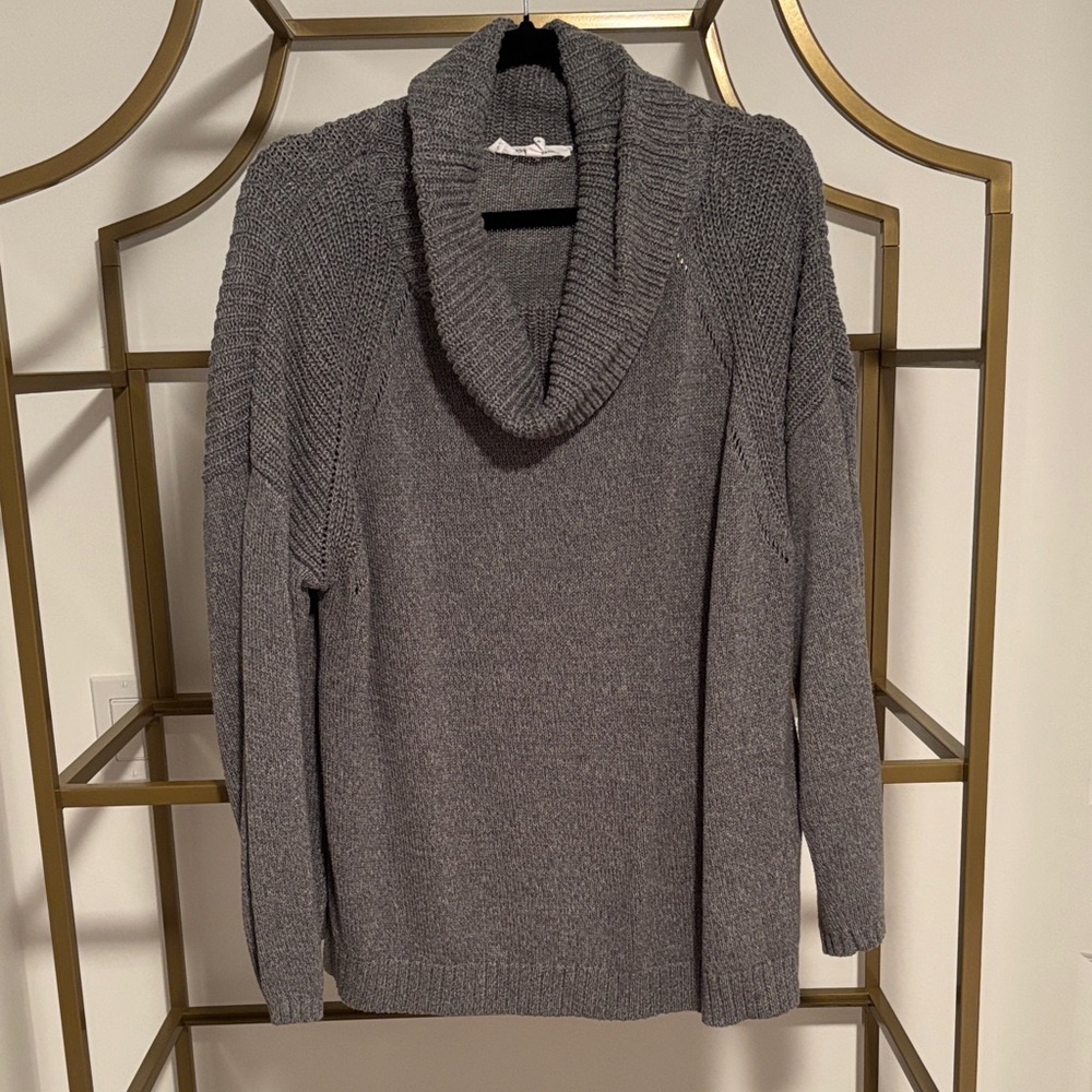 BCBGeneration Charcoal Cowl Neck Sweater